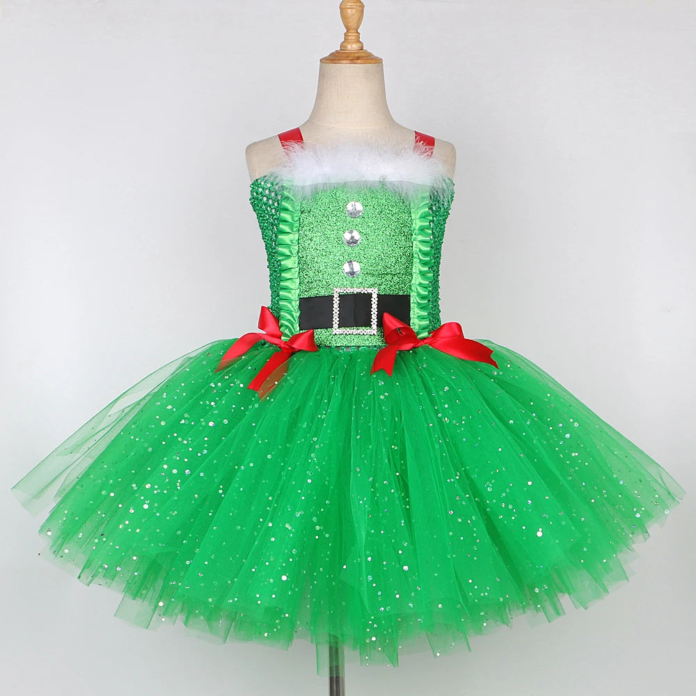 Santa clause selling tutu dress