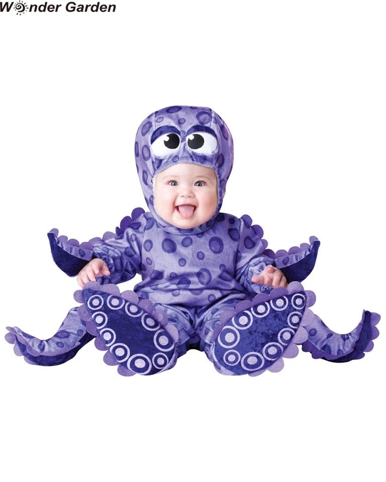 Wonder Garden Infant Toddler Baby Tiny Tentacles Octopus Sealife Halloween Cosplay Dress-up Costume