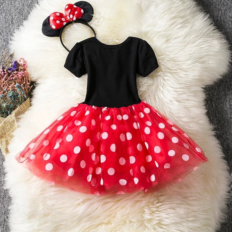 Year Old Baby Girls Clothes Cute 2nd Birthday Dress for Baby Girl Princess Party Dress Cosplay Snow White Costume Infant Robe