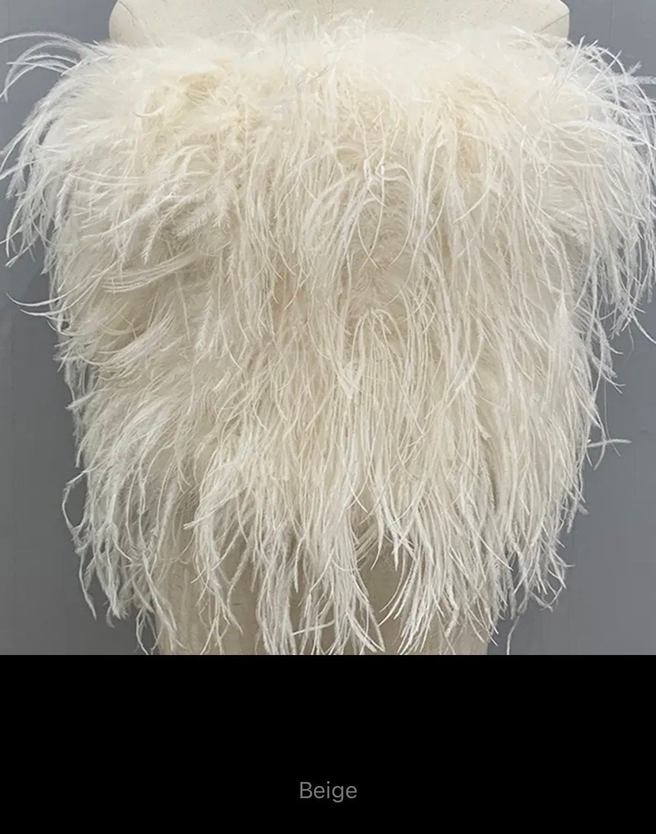 Real Ostrich Shawl Scarf Decoration Accessory Elegant Women Wedding Jacket White Fur Bridal Shawl Wraps Cape Evening Party Cloak