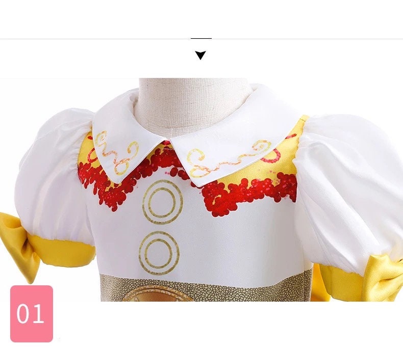 New Toy Story 4 For Girls Costume Kids Cosplay Bo Peep Pink Clothes Summer Fly Sleeve Sequins Dresses Fancy Princess Dress 1-7T