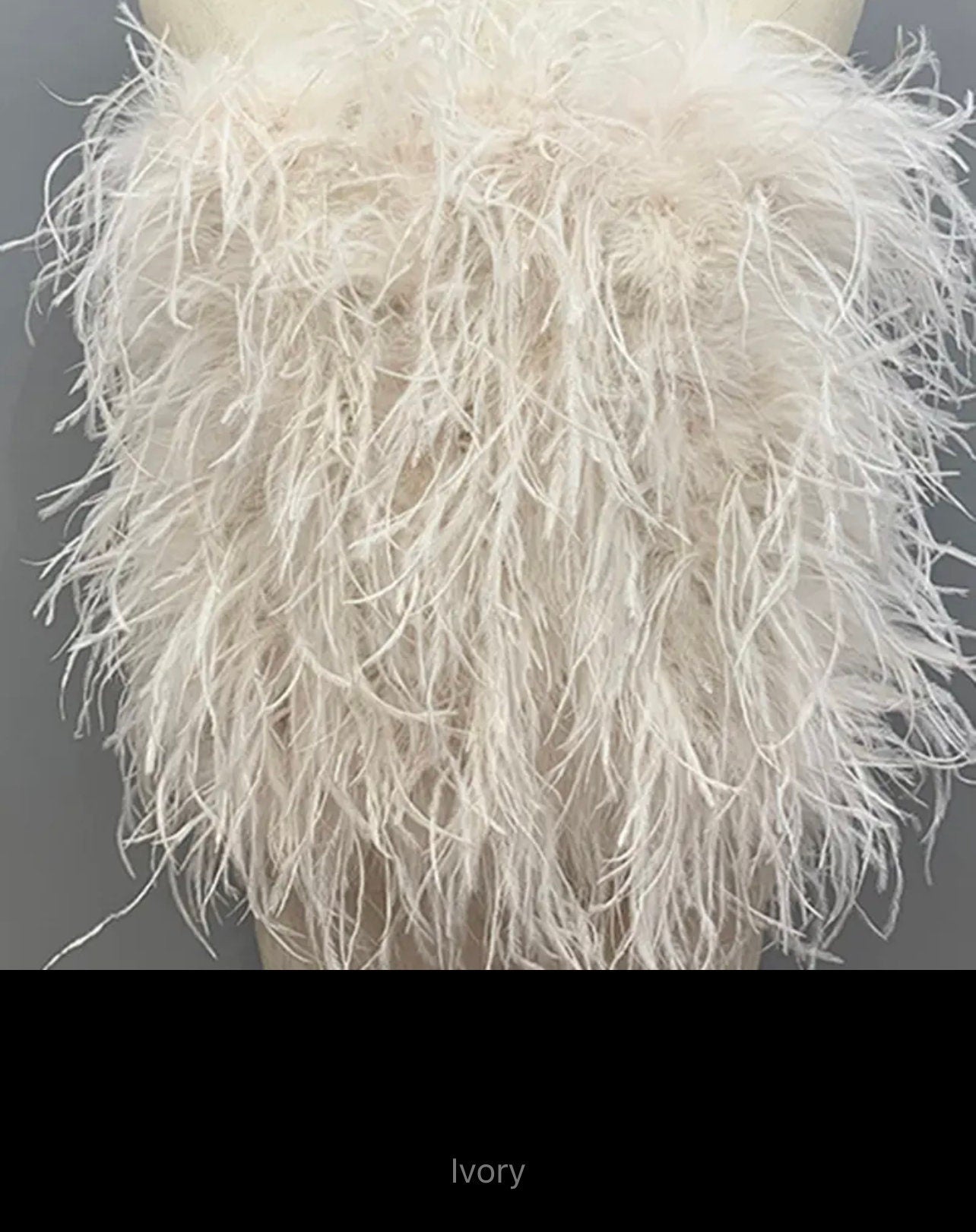 Real Ostrich Shawl Scarf Decoration Accessory Elegant Women Wedding Jacket White Fur Bridal Shawl Wraps Cape Evening Party Cloak