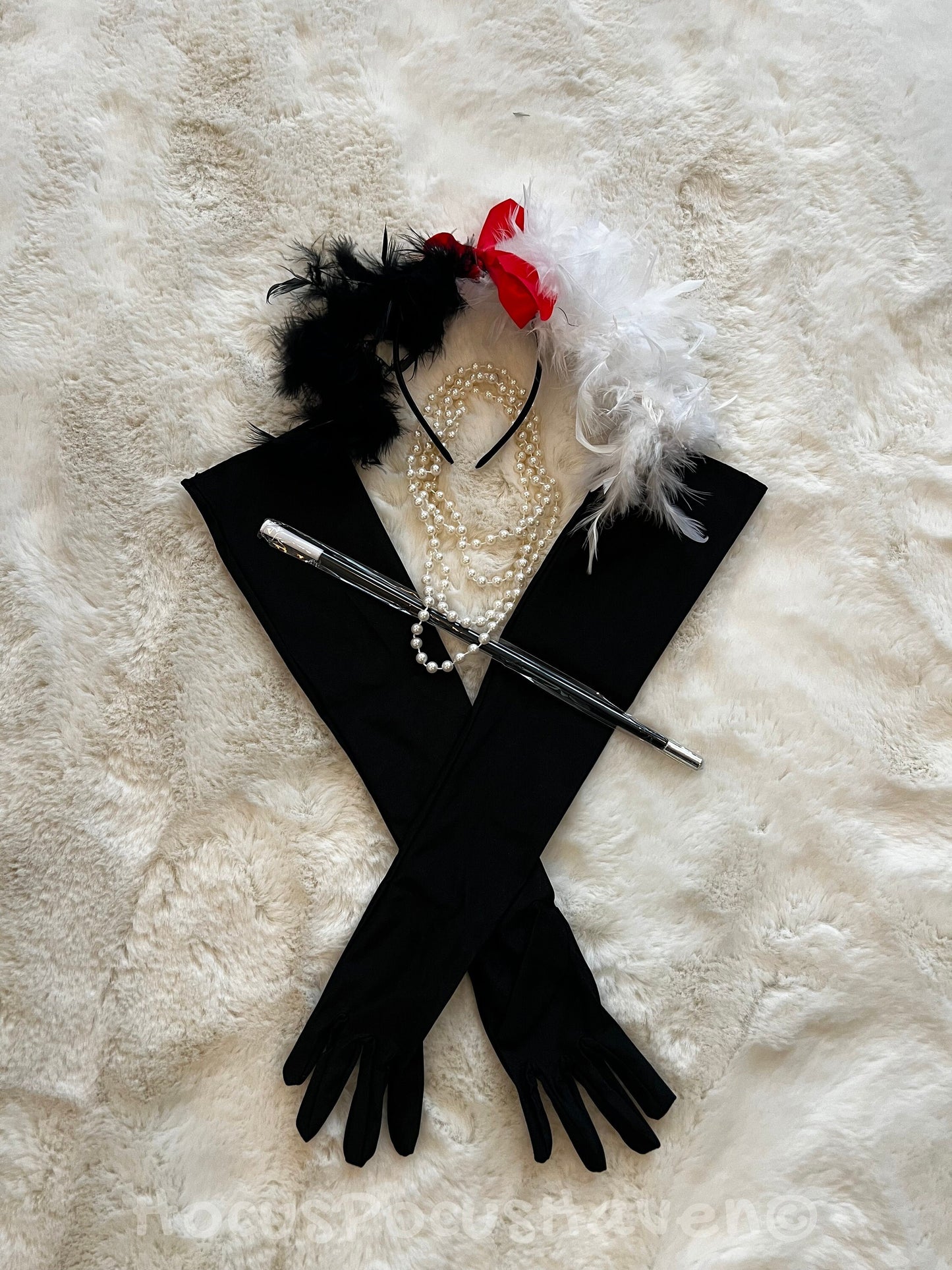 Deluxe Cruella Inspired Tutu Dress