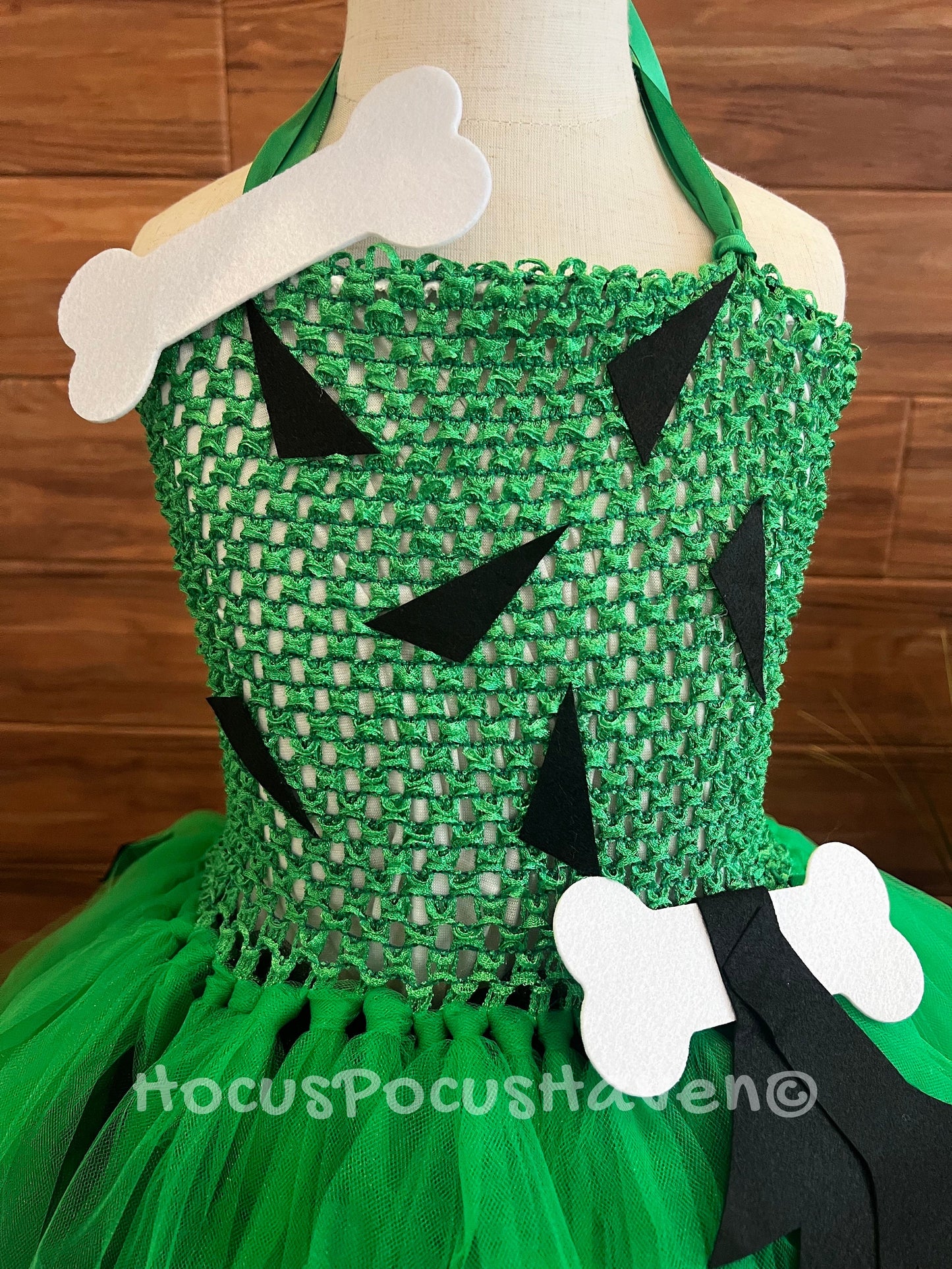 Pebbles Flintstones Costume with Bow