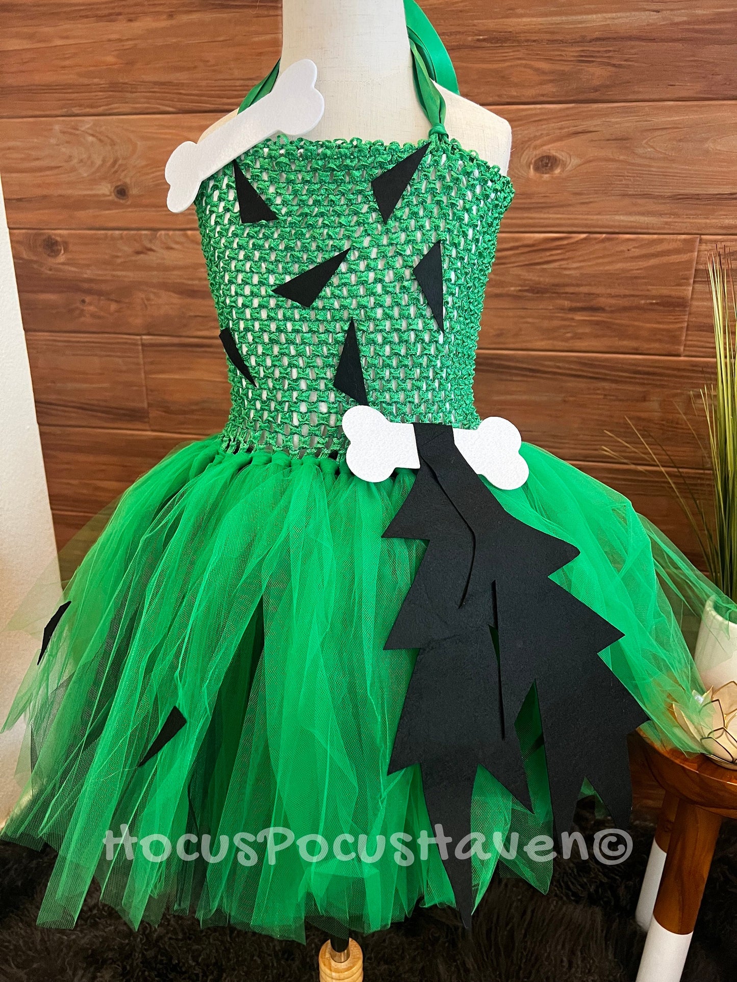 Pebbles Flintstones Costume with Bow