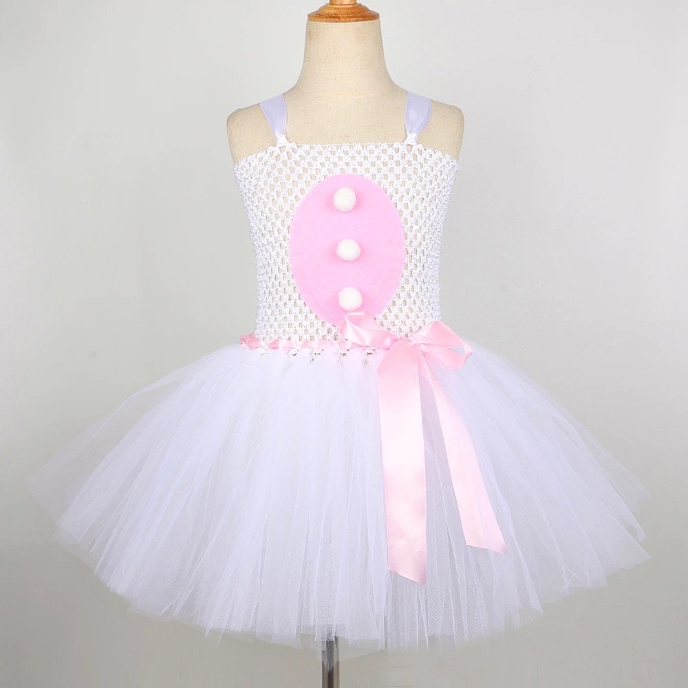 Baby Girls Easter Bunny Tutu Dress for Kids Rabbit Cosplay Costumes Toddler Girl Birthday Party Tulle Outfit Holiday Clothes