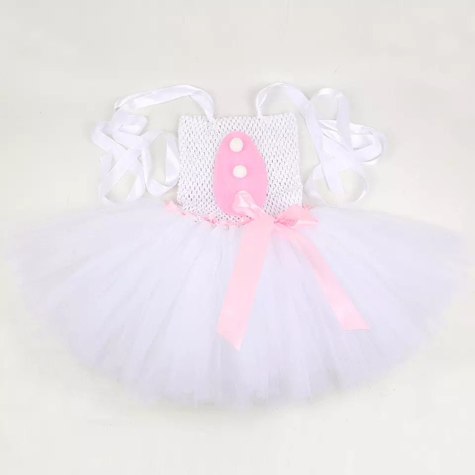 Baby Girls Easter Bunny Tutu Dress for Kids Rabbit Cosplay Costumes Toddler Girl Birthday Party Tulle Outfit Holiday Clothes