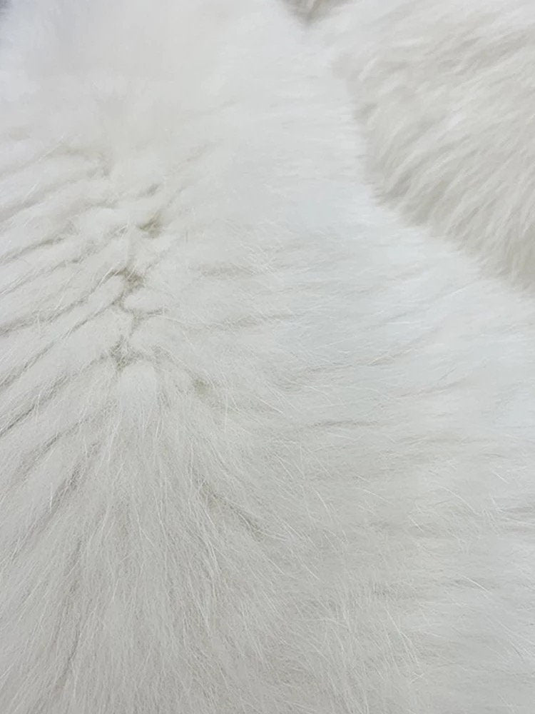 Thick Warm Soft Colored Faux Fur Jacket