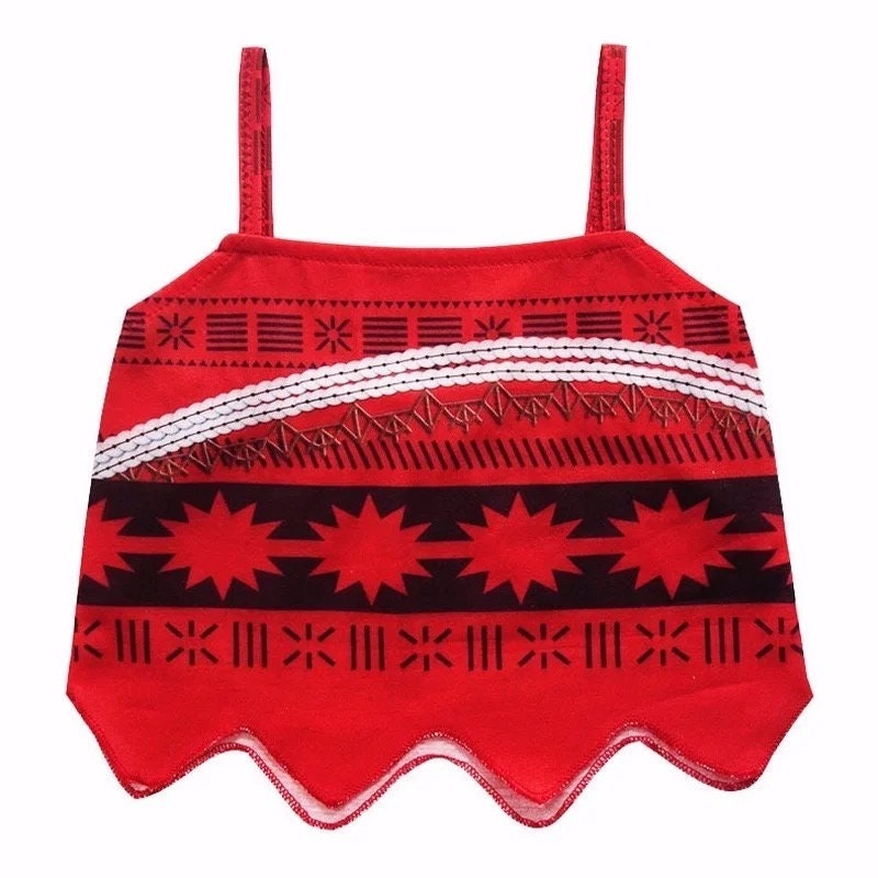 Kids Moana Cosplay Halloween Costume for Girls Vaiana Princess Dress with Necklace Baby Children Birthday Party Clothing