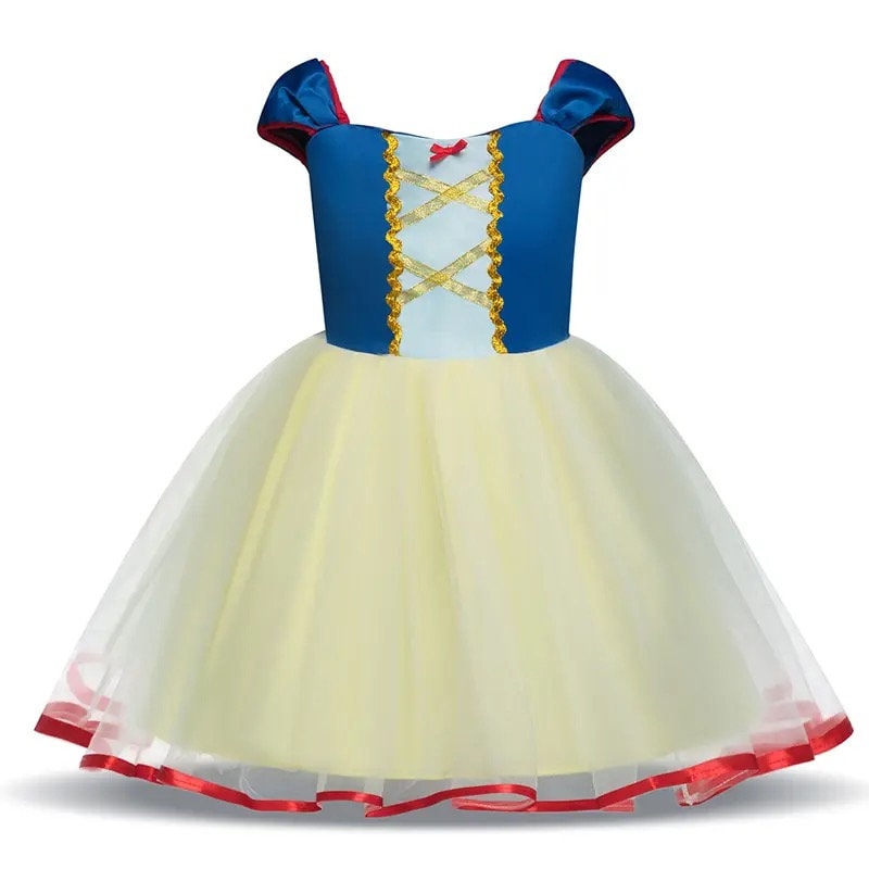 Year Old Baby Girls Clothes Cute 2nd Birthday Dress for Baby Girl Princess Party Dress Cosplay Snow White Costume Infant Robe