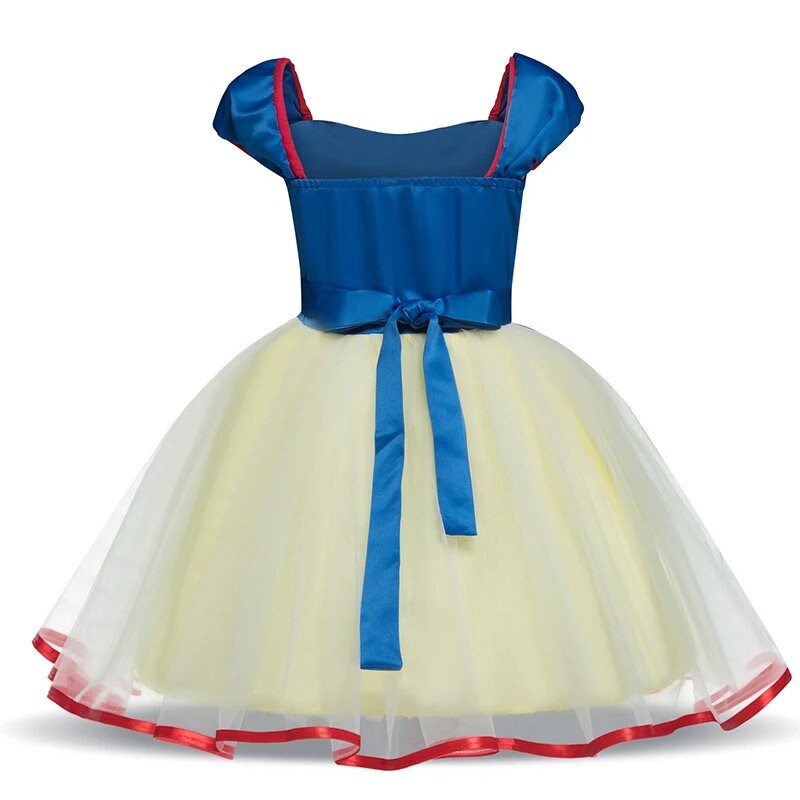 Year Old Baby Girls Clothes Cute 2nd Birthday Dress for Baby Girl Princess Party Dress Cosplay Snow White Costume Infant Robe