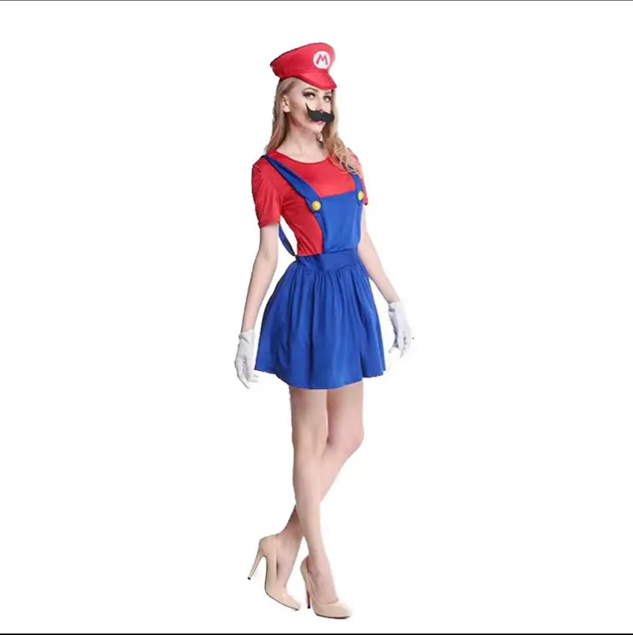 Game Anime Funny Super Brother Bros Children Girl Fantasia Cosplay Costumes Jumpsuit Carnival Adult Woman Suit Halloween Costume