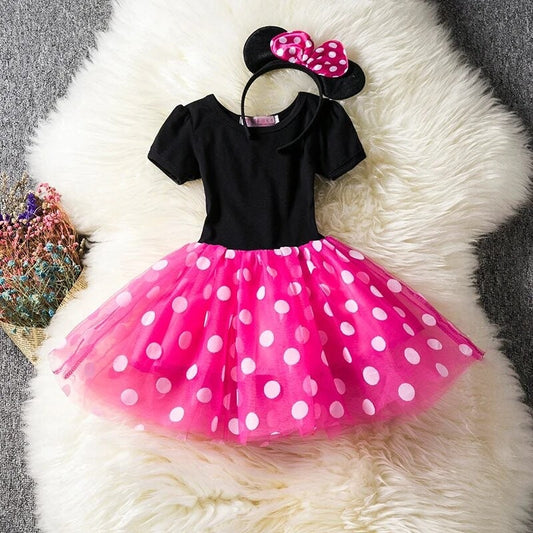 Year Old Baby Girls Clothes Cute 2nd Birthday Dress for Baby Girl Princess Party Dress Cosplay Snow White Costume Infant Robe