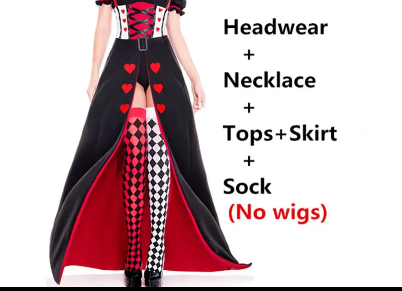 Queen of hearts Alice in Wonderland Costume