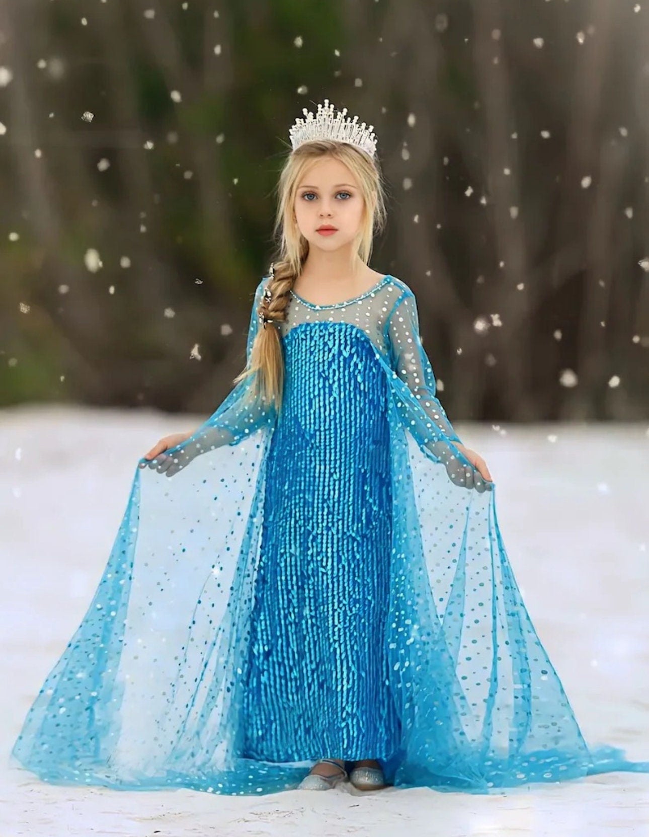 Elsa Snow Queen Costume