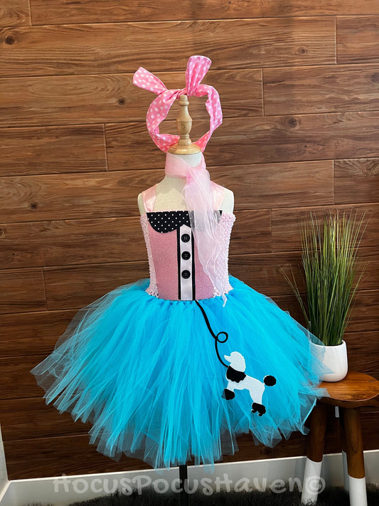 50’s Poodle Skirt Tutu Costume