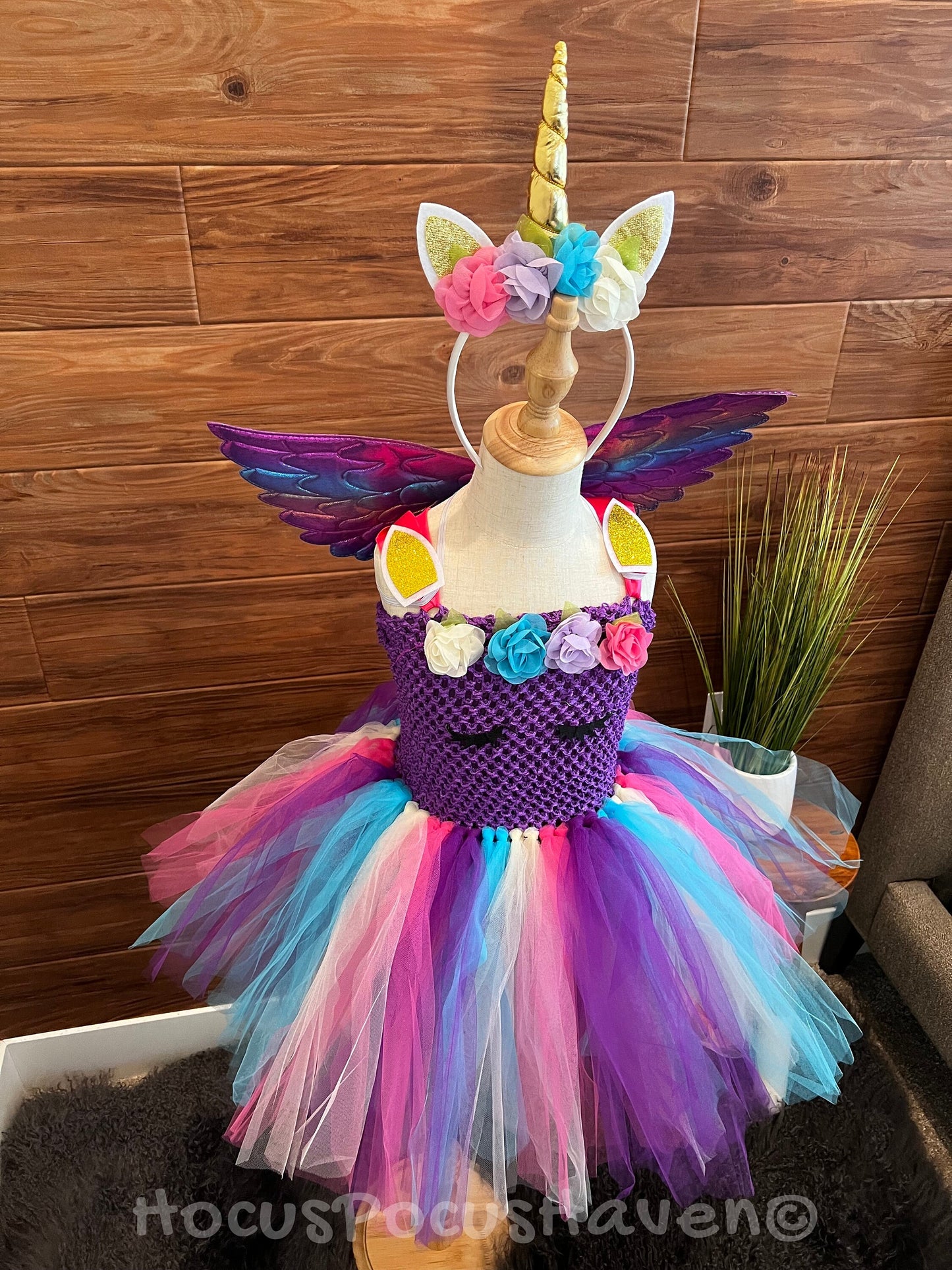 Purple Unicorn Tutu Costume