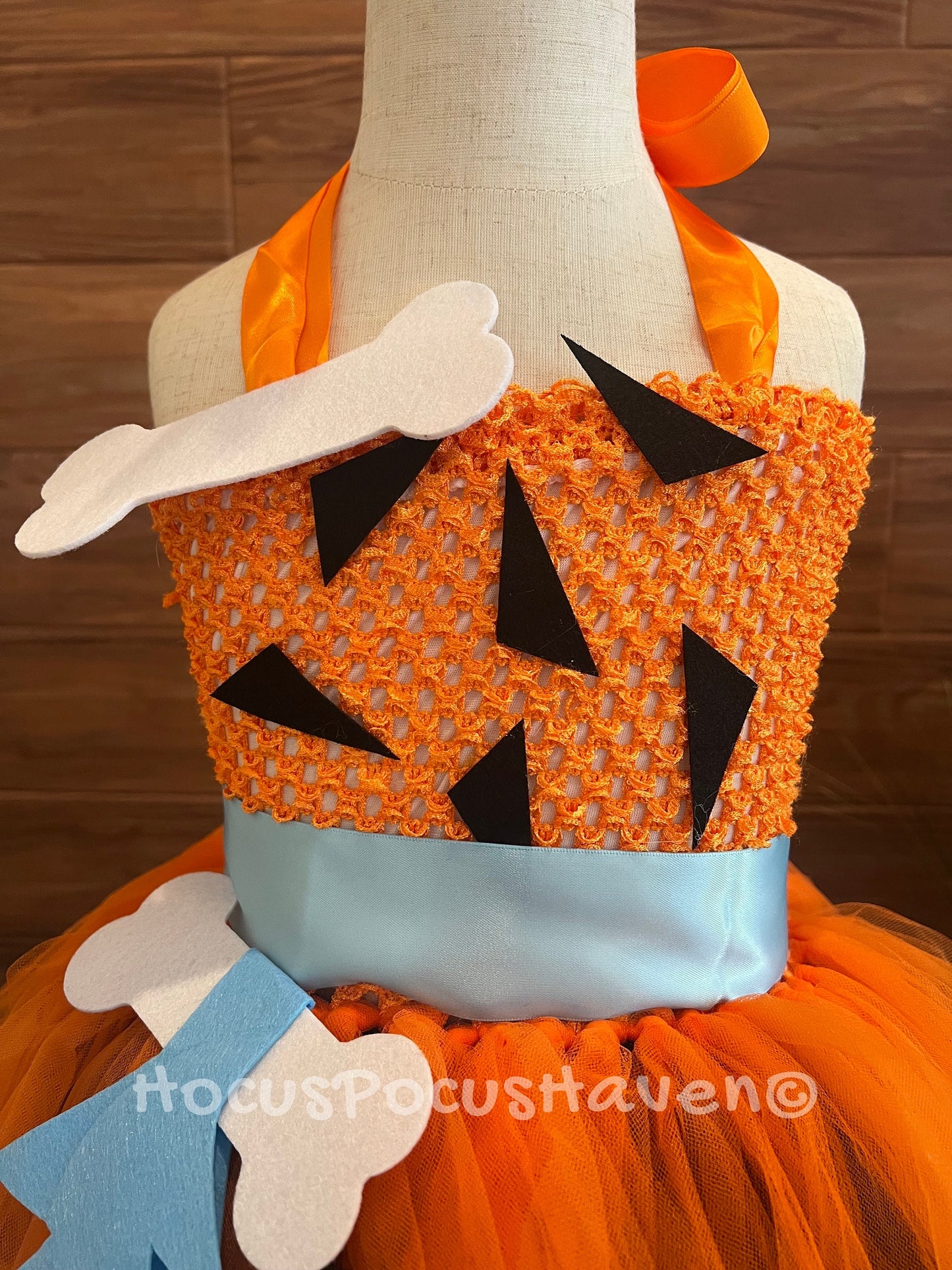 Pebbles Flintstones Costume with Bow