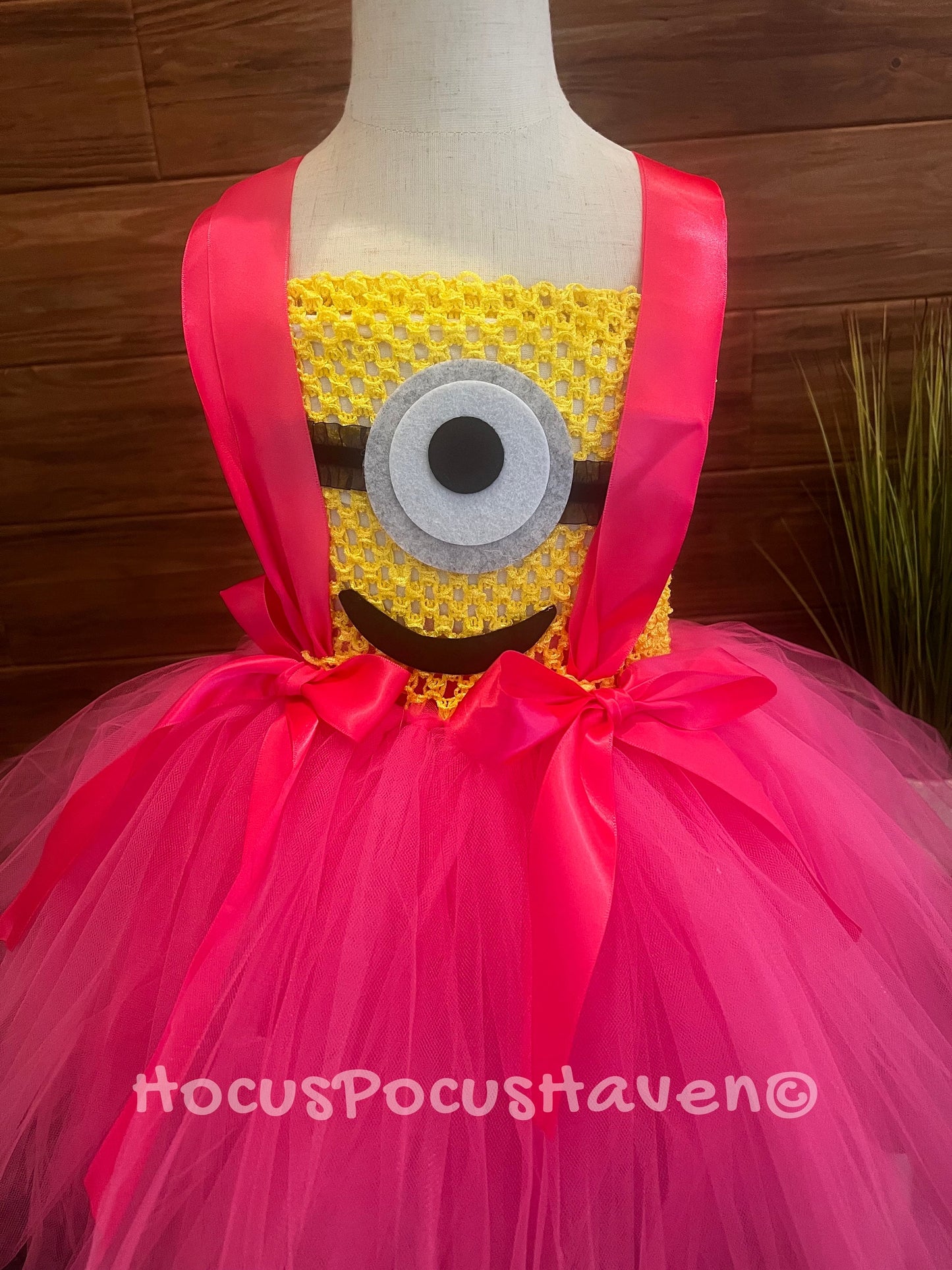 Pink Minion Tutu Costume